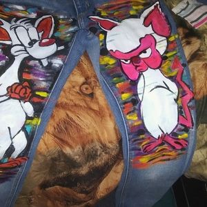 Pinky and brain Custom design pants